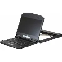 Aten CL3800NW KVM-Konsole USB HDMI DVI VGA Dual Rail, US-Layout