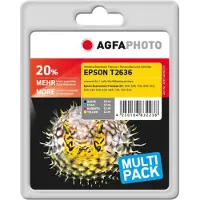Agfa APET263SETD, Schwarz, Cyan, Magenta, Gelb, 14 ml, 12 ml, 1 Stück(e), 2600 Seiten, Multipack