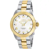 Invicta Pro Diver 16740 Herrenuhr - Quarzwerk - Edelstahl mit weißem Zifferblatt - 44 mm