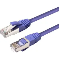 Microconnect MC-SFTP6A15P, 15 m, Cat6a, S/FTP (S-STP), RJ-45, RJ-45, Violett