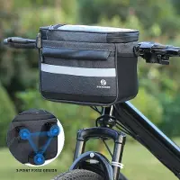 Markenlos Fahrradtasche mit großer Kapazität - wasserdicht und reflektierend - 1 Stück