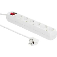Microconnect GRU006W, 1,8 m, Drinnen, Typ F, Typ F, Weiß, Weiß