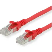 Roline Patchkabel Cat.6 UTP, Component Level, LSOH, rot, 1 m