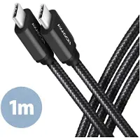 Axagon BUCM3-CM10AB SPEED USB-C USB-C 3.2 Gen 1 Kabel 1 m, 1 m, USB C, USB C, USB 3.2 Gen 1 (3.1 Gen 1), 5 Gbit/s, Schwarz