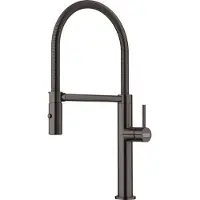 Franke Küchenarmatur Standarmatur Pescara Semi-Pro Anthrazit Gun Metal Edelstahl 115.0741.722