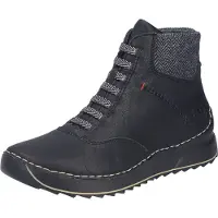 Rieker 51553 Stiefeletten Schwarz/Grau Größe EU 40