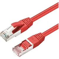 Microconnect MC-SFTP6A02R, 2 m, Cat6a, S/FTP (S-STP), RJ-45, RJ-45, Rot