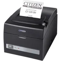 Citizen Systems CT-S310II, Thermodruck, POS-Drucker, 160 mm/sek, 1,5 x 3 mm, 65 - 75 µm, 8,3 cm