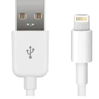Microconnect LIGHTNING0.5, 0,5 m, Lightning, USB A, Stecker, Stecker, Weiß