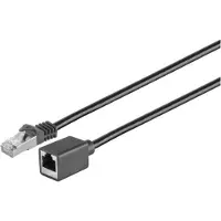 Microconnect STP6005SEXT, 0,5 m, Cat6, F/UTP (FTP), RJ-45, RJ-45, Schwarz