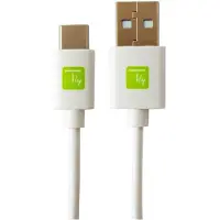 Techly ICOC MUSB20-CMAM10TW, 1 m, USB A, USB C, USB 2.0, 0,48 Gbit/s, Weiß