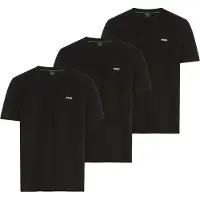 BOSS für Herren. 50559436 Pack 3 T-Shirts Basic schwarz (XL), Lässig, Baumwolle, Kurzarm