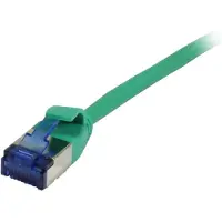 Synergy 21 Patchkabel RJ45 CAT6A 500Mhz10m grün UFTP slimline rund d38mm TPESuperflex AWG32