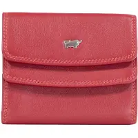 Braun Büffel Minigeldbörse GOLF RFID Geldbörse S 4 Kartenfächer rot Uni - Leder