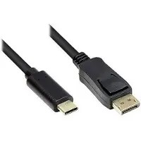 GOOD CONNECTIONS Alcasa GC-M0105, 1 m, USB Typ-C, DisplayPort, Stecker, Stecker, Gerade