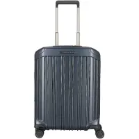 Piquadro PQ-Light Ultra slim Kabinen-Hartschalentrolley matt blue