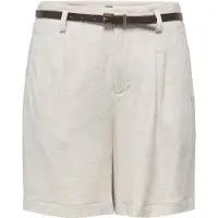 ONLY Chinoshorts "ONLSIESTA HW BELT LIN BL SHORTS PNT NOOS" mit Leinen