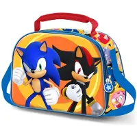 KARACTERMANIA Sonic 3d Shadow 20x26x10 Cm Lunchtasche Mehrfarbig Kinder Mehrfarbig One Size