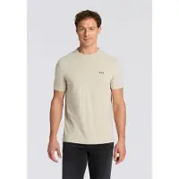 Boss green Rundhalsshirt "Tee Regular Fit" Stretch Jersey Cotton, Logo on Chest, Rundhals