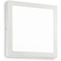 Ideal Lux Moderne Wandleuchte Quadratisch Universal Aluminium-Kunststoff Weiß Led 25W 3000K D30
