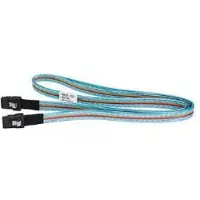 Supermicro mini SAS/mini SAS, 0,2 m, mini SAS, mini SAS, Stecker/Stecker, Schwarz, Blau, 22,9 cm (9")