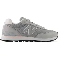 New Balance Sneaker "515", Damen, Gr. 37, rain cloud, pink salt, silber metallic, Leder, Textil, Schuhe Sneaker