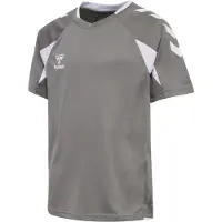 Hummel hmlCORE 2.0 JERSEY S/S KIDS STEEL GRAY/WHITE 152