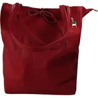 Florence Leder Tasche Shopper Schultertasche rot OTM107R