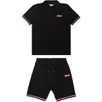 Punch GmbH Lonsdale London Poloshirt Herren CHILLINGHAM schwarz Streetwear 100% Baumwolle 3XL