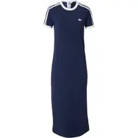 Adidas Originals 3 Stripes Slim Kurzarm Midi-kleid