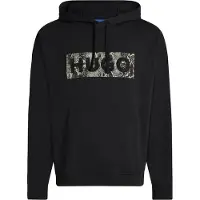HUGO Necdysis 10273008 Blue Kapuzenpullover