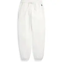 Ralph Lauren für Damen. 211971700001 Fleece-Hose mit Kordelzug weiß (XS), Lässig, Sportlich, Baumwolle