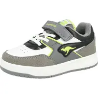 Kangaroos K-CP Bounder EV Sportschuhe Kinder Sneaker Klettschuh Grau Freizeit