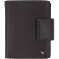 Golden Head Leder Geldbörse Polo RFID Protect Kombischeintasche mit Riegel 2300 Dunkelbraun