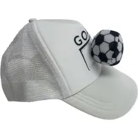 Merkloos Fußball Cap Tor Ek/Weltmeister Fußball - Weiß