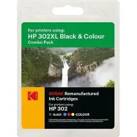 Kodak 185H030217 kompatibel für HP 2133 F6U68AE, F6U67AE 302XL Black/Color