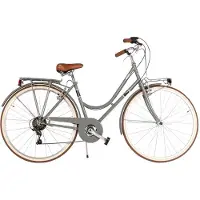 Via Veneto City-Bike Condorino Lady 28" 6V, Farbe: Grau Gallante