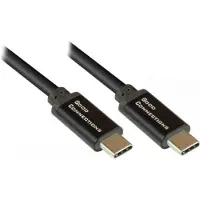 GOOD CONNECTIONS USB-C Lade- und Datenkabel 100W PD3, 1,5m, flexibel, schwarz