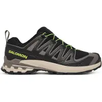 Salomon Trailrunningschuh "XA PRO 3D V9", Herren, Gr. 46, schwarz (schwarz, schwarz gull gray, acid lime), Synthetik, Textil, Schuhe Trailrunningschuh