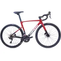 RINOS Carbon Rennrad 700C Shimano 105 R7120 24 Gänge Odin 4.0 Rot S