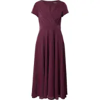 Vera Mont Cocktailkleid "Cocktailkleid im Glitzer-Look", Damen, Gr. 42, EURO, lila (strong aubergine), Obermaterial: 92% Polyamid PA. 5% Polyester PES. 3% Elasthan EL., Kleider Cocktailkleid