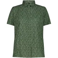 CMP - Women's Shortsleeve Shirt with Pattern - Bluse Gr 34 oliv