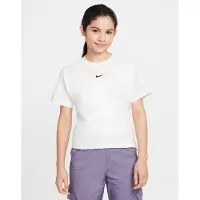 Nike T-Shirt "G NSW TEE BOXY ESSNTL LBR" Kurzarm, mit Rundhalsausschnitt, aus Baumwoll-Jersey, normale Länge