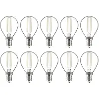 Avide LED-Filamentlampe E14 P45 4,5W 270lm 4000K (10 St.)