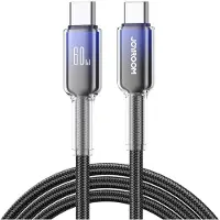 JOYROOM S-A42 C-C BL, 1,2 m, USB C, USB C, USB 2.0, Schwarz