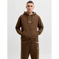 Jack & Jones "JJESOHO SWEAT HOOD NOOS", Baumwollmischung, relaxed fit