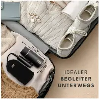 Cobus LEBENLANG Föhn Ionen 2100W - Anti-Spliss mit Kaltluft Modus | Reisefön klappbar klein | Ionen Haartrockner Hair Dryer Fön Klein Haarfön Haarföhn Reiseföhn Hairdryer Frisuren Zubehör Reisehaartrockner