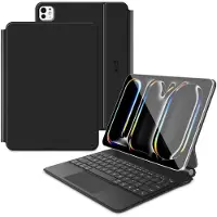 TechProtection SmartCase Magnetic + Tastatur Apple iPad Pro 11” 2024/2025 Schwarz
