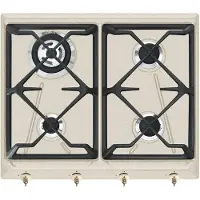 Smeg SRV864AVOGH2 Einbau-Gaskochfeld, 4 Brenner, Hafer