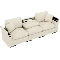 OKWISH Lowboard Weiß 178cm mit 4 Schubladen,TV-Schrank holz mit Aufbewahrung für Wohnzimmer,Sideboard in MDF und Acryloptik